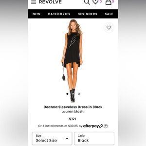 NWT- Lauren Moshi Tank Dress with Pockets- Size LRG. -White